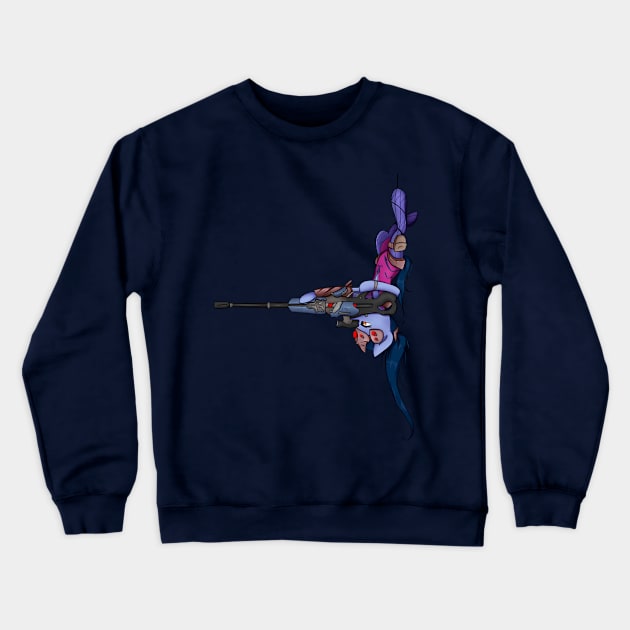 Widow-neigh-ker Crewneck Sweatshirt by MidnightPremiere